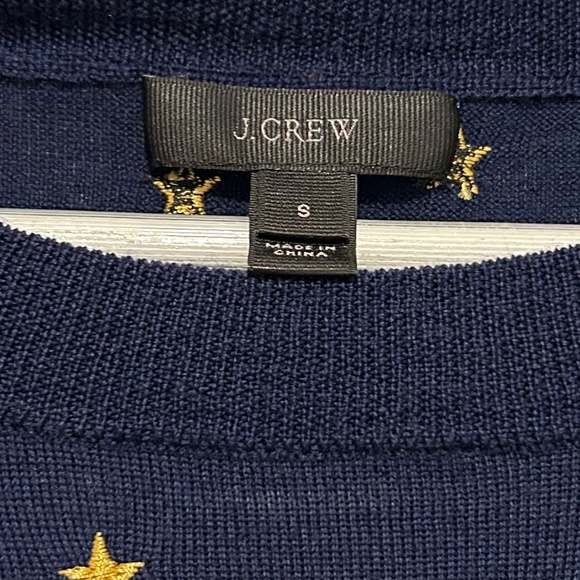 JCREW Navy Light Weight Stat Sweater - Picture 2 of 3